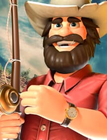 Slot-Charakter aus dem Betninja-Portfolio
